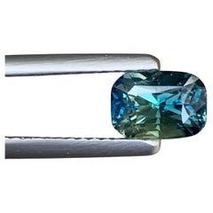 Unbehandelter zertifizierter 1,51 Karat natürlicher loser dreifarbiger Saphir aus Madagaskar
