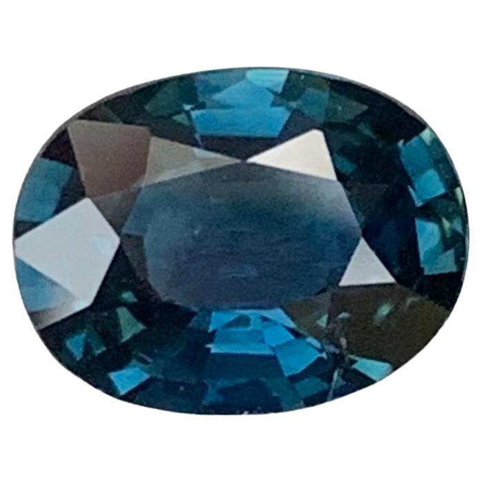 Unbehandelter zertifizierter 1,68 Karat natürlicher loser Saphir in ovaler Form Edelstein