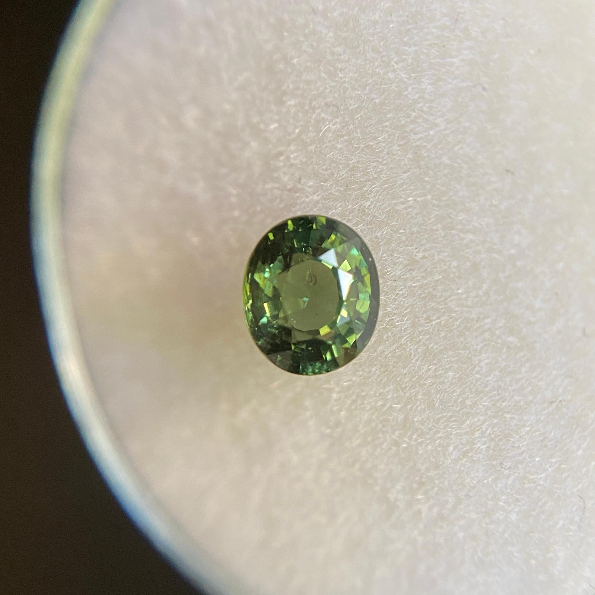 dark green sapphire