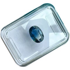 Untreated IGI Certified Bi Colour Sapphire 1.42ct Blue Yellow Australian Oval