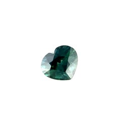 Unbehandelter natürlicher Saphir 1,16 Karat Feiner Grün Blauer Teal Herzschliff Loser Edelstein VS