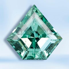 Untreated No Oil Fancy Shape Russian Emerald Ring Gem 1.58 Carat Weight