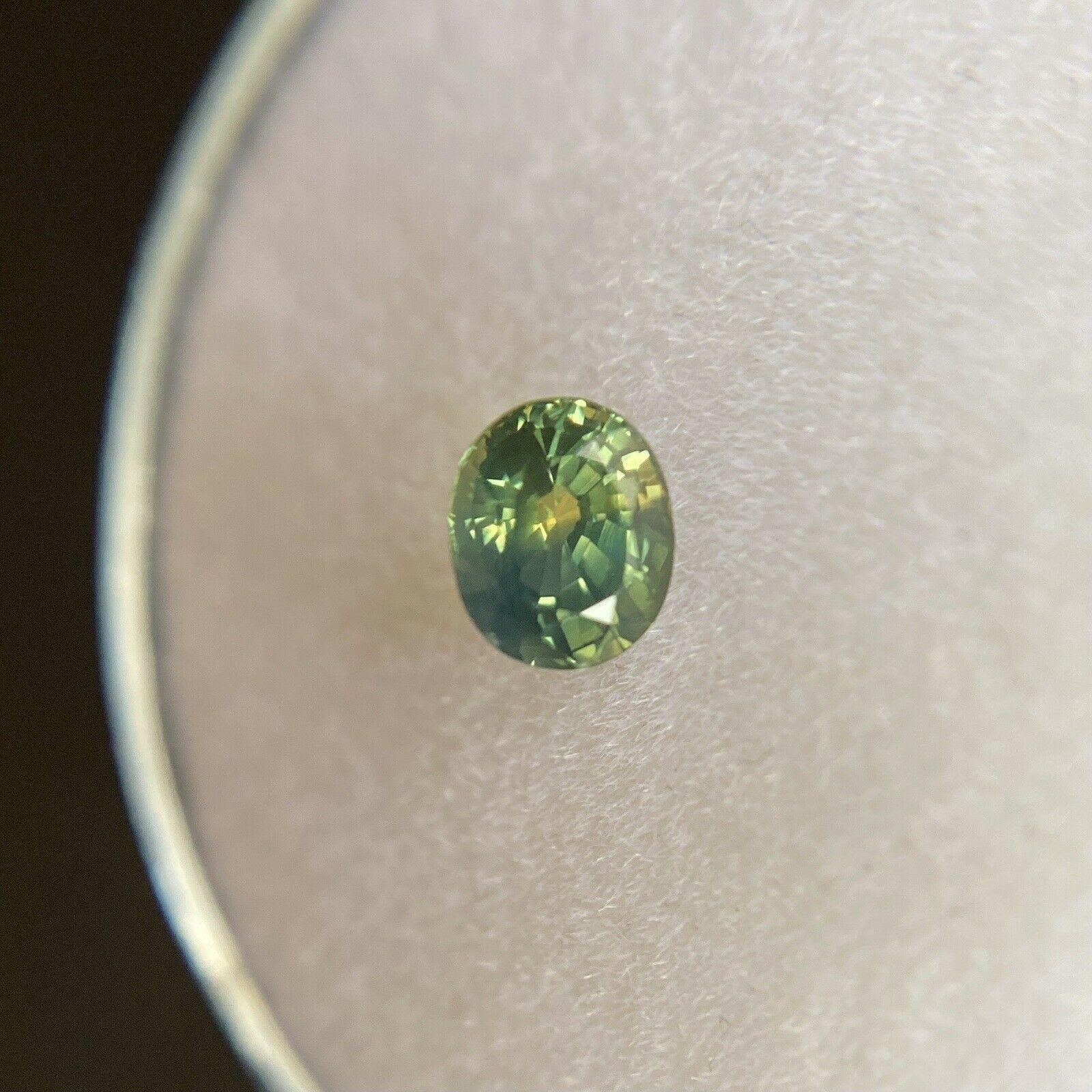 green australian sapphire