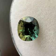 Untreated Parti Colour Sapphire 1.26ct GIA Certified Cushion Cut No Heat Gem