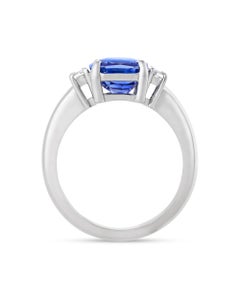 Untreated Sapphire Ring, 3.56 Carat
