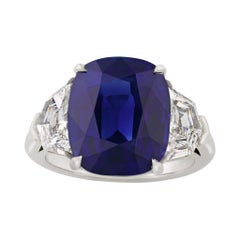 Untreated Sapphire Ring, 9.68 Carats