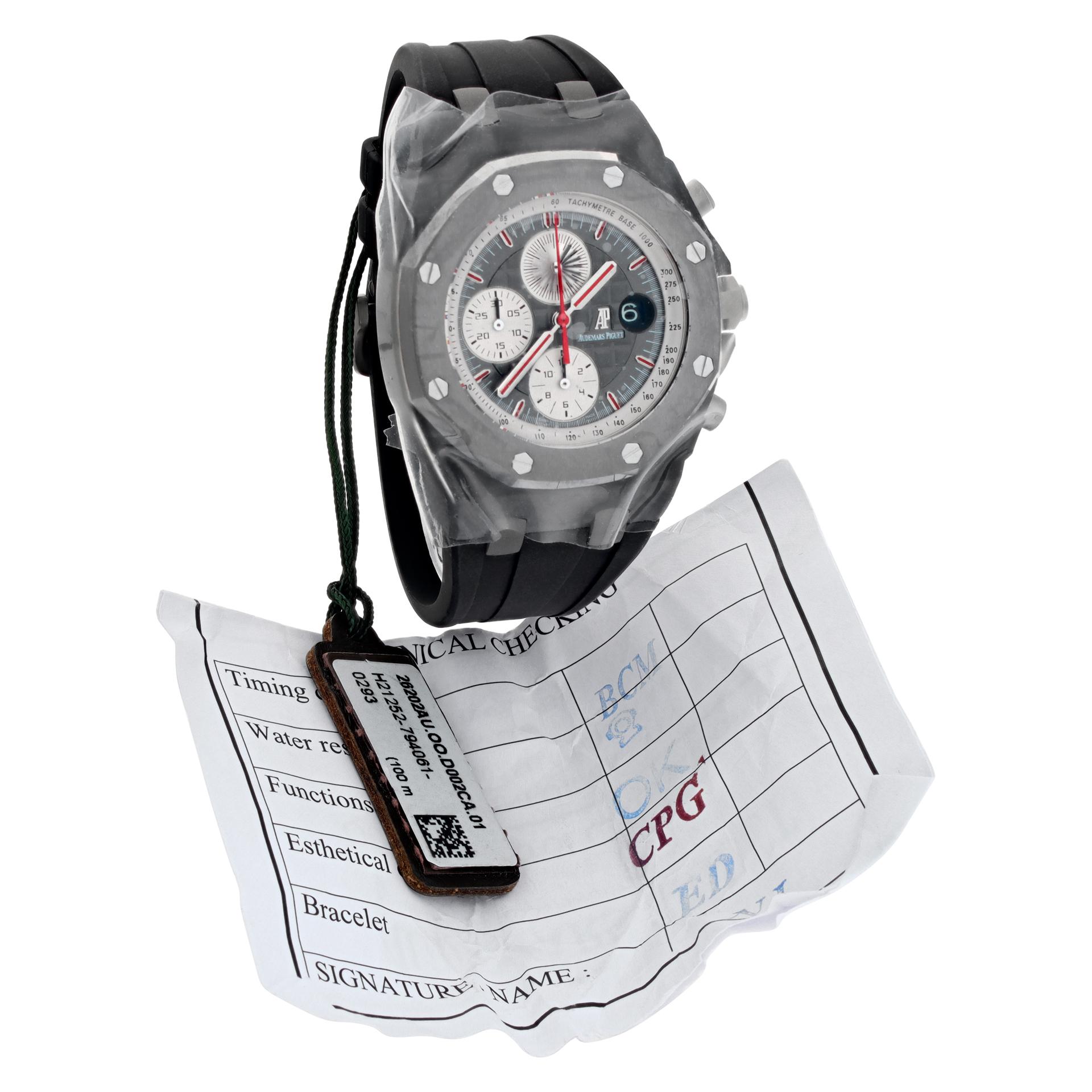 Audemars Piguet Royal Oak Offshore « Jarno Trulli » 42 mm 26202AU.OO.D002CA en vente 1