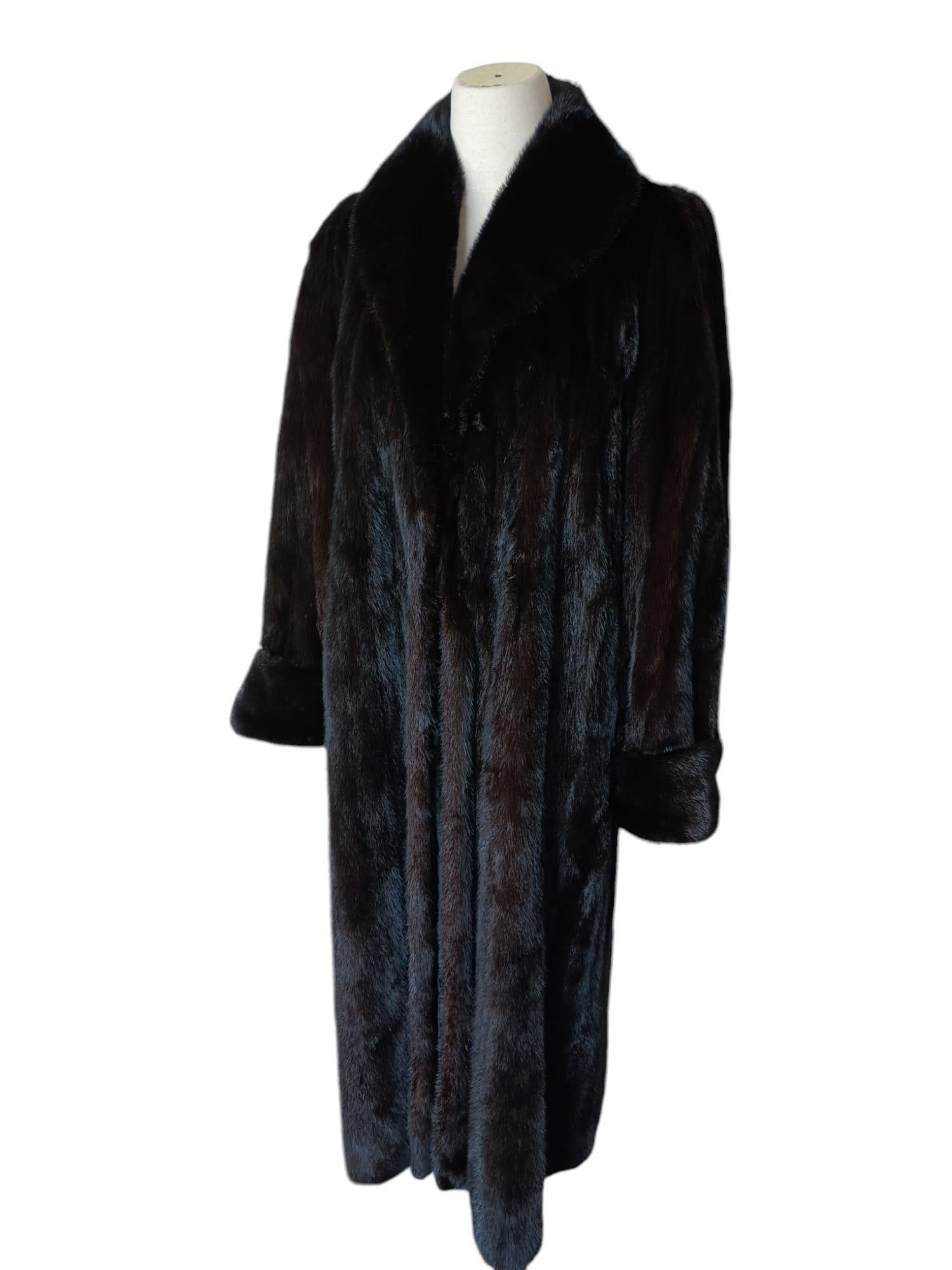 Cappotto in pelliccia di visone Demi Buff Wide Sweep (12/L) inutilizzato di Birger Christensen in vendita 5