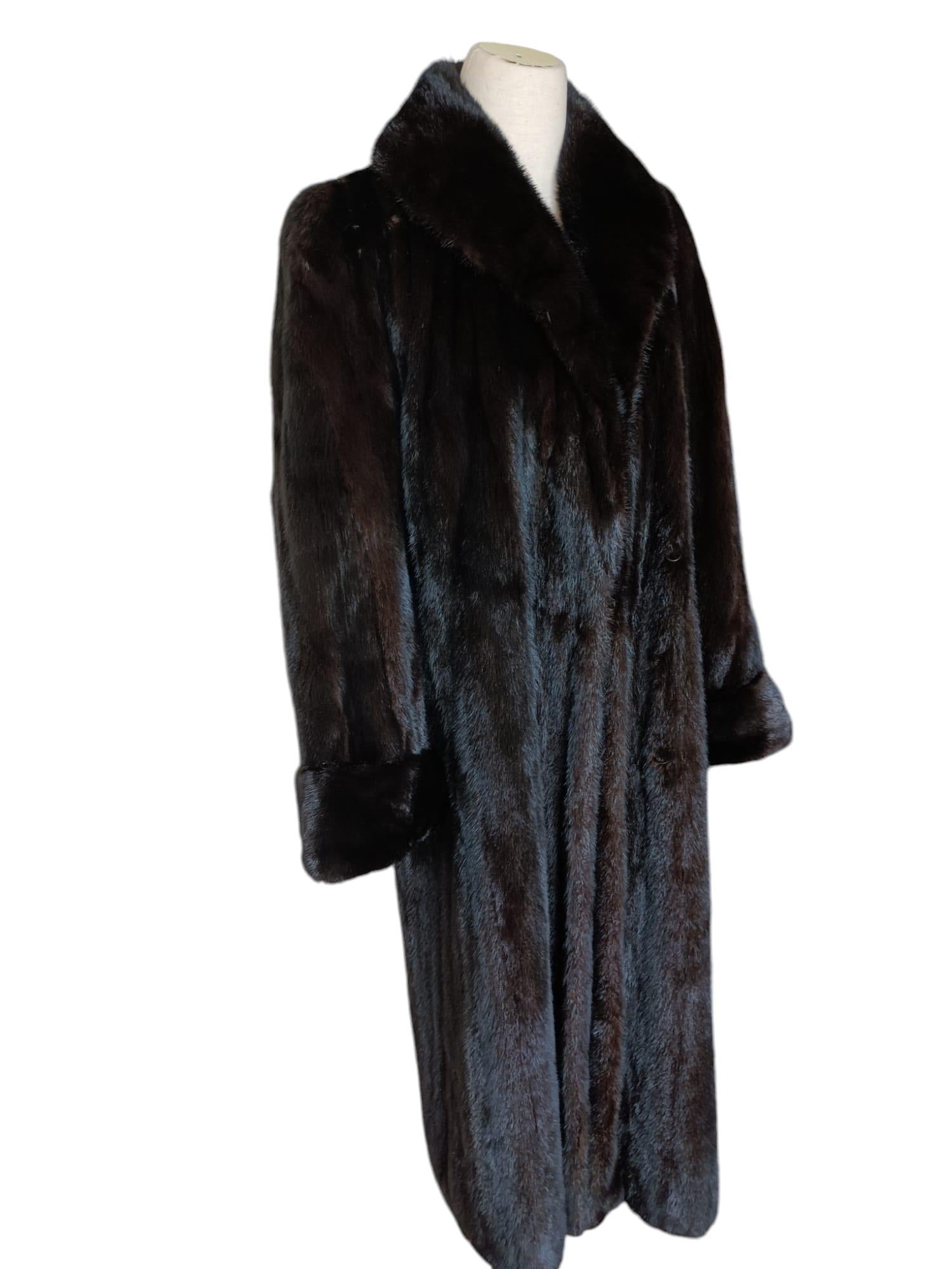 Cappotto in pelliccia di visone Demi Buff Wide Sweep (12/L) inutilizzato di Birger Christensen in vendita 6
