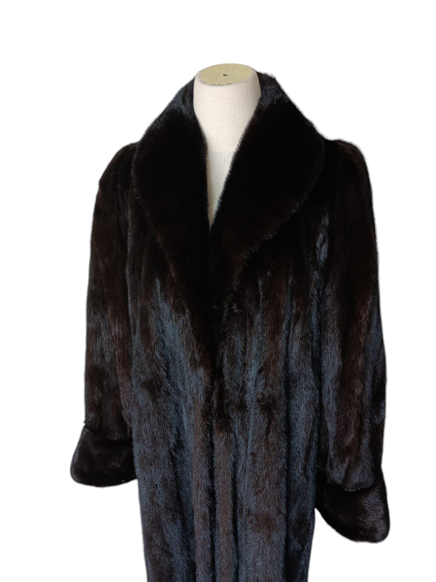 Cappotto in pelliccia di visone Demi Buff Wide Sweep (12/L) inutilizzato di Birger Christensen in vendita 7