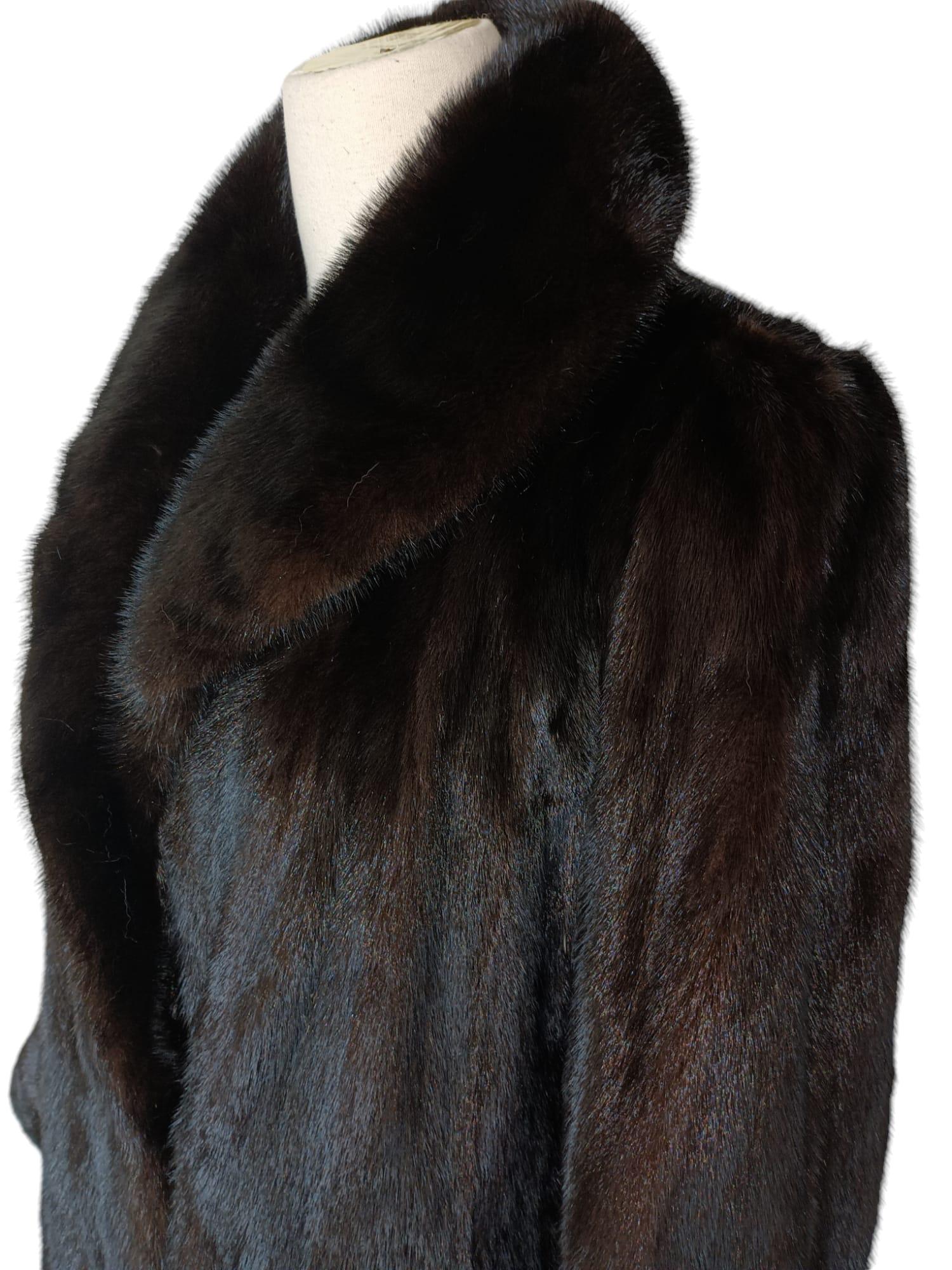 Cappotto in pelliccia di visone Demi Buff Wide Sweep (12/L) inutilizzato di Birger Christensen in vendita 9
