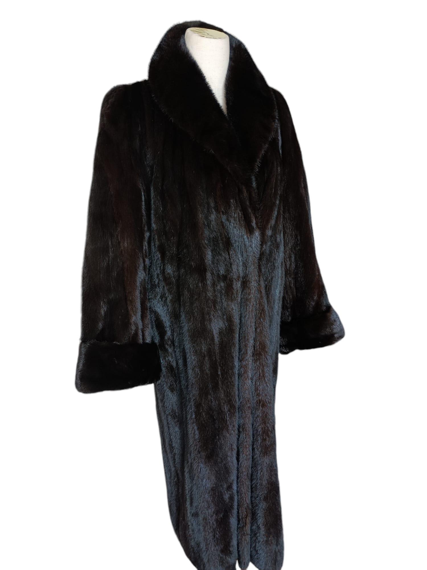Cappotto in pelliccia di visone Demi Buff Wide Sweep (12/L) inutilizzato di Birger Christensen in vendita 10