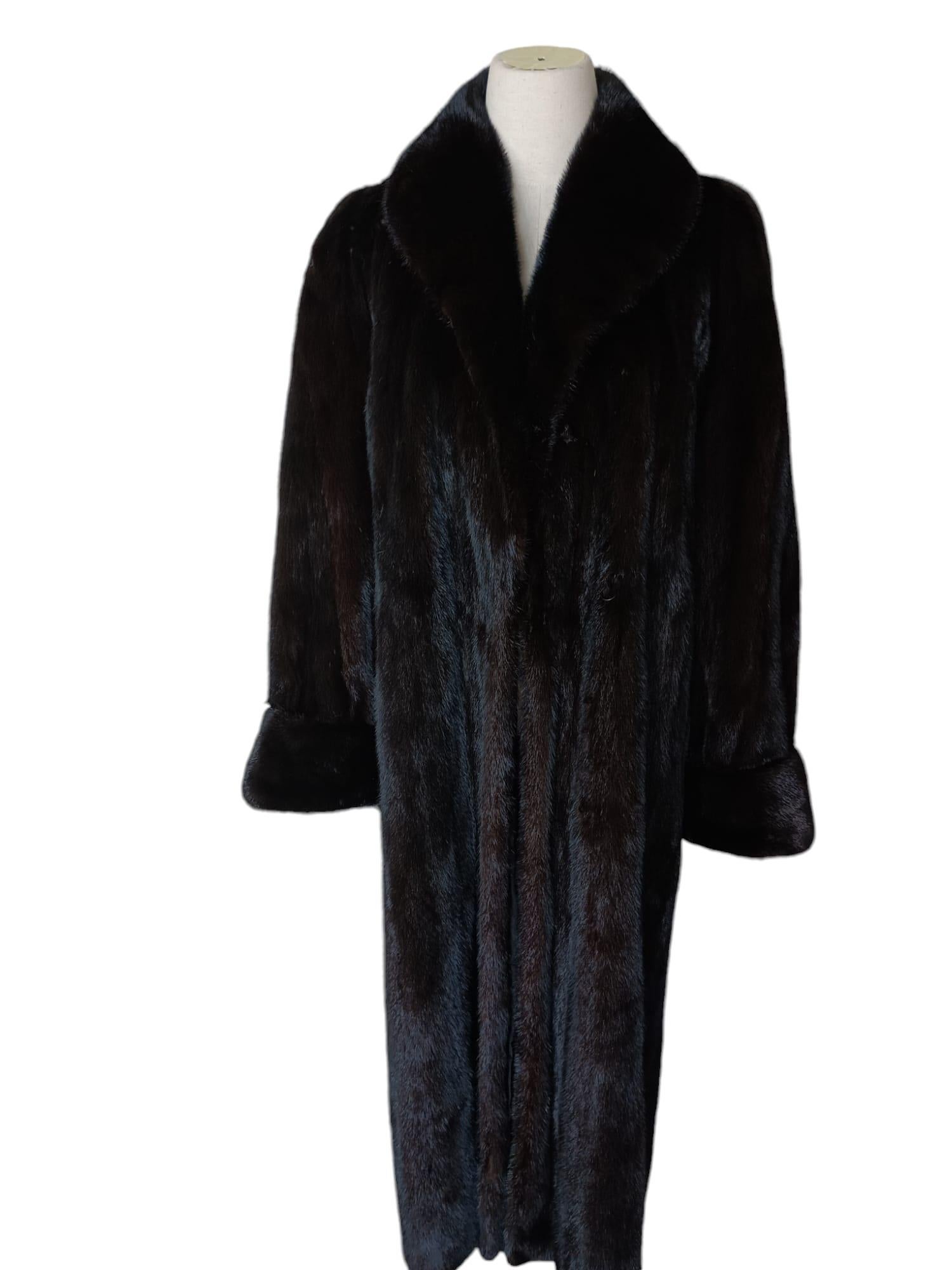 Cappotto in pelliccia di visone Demi Buff Wide Sweep (12/L) inutilizzato di Birger Christensen in vendita 11