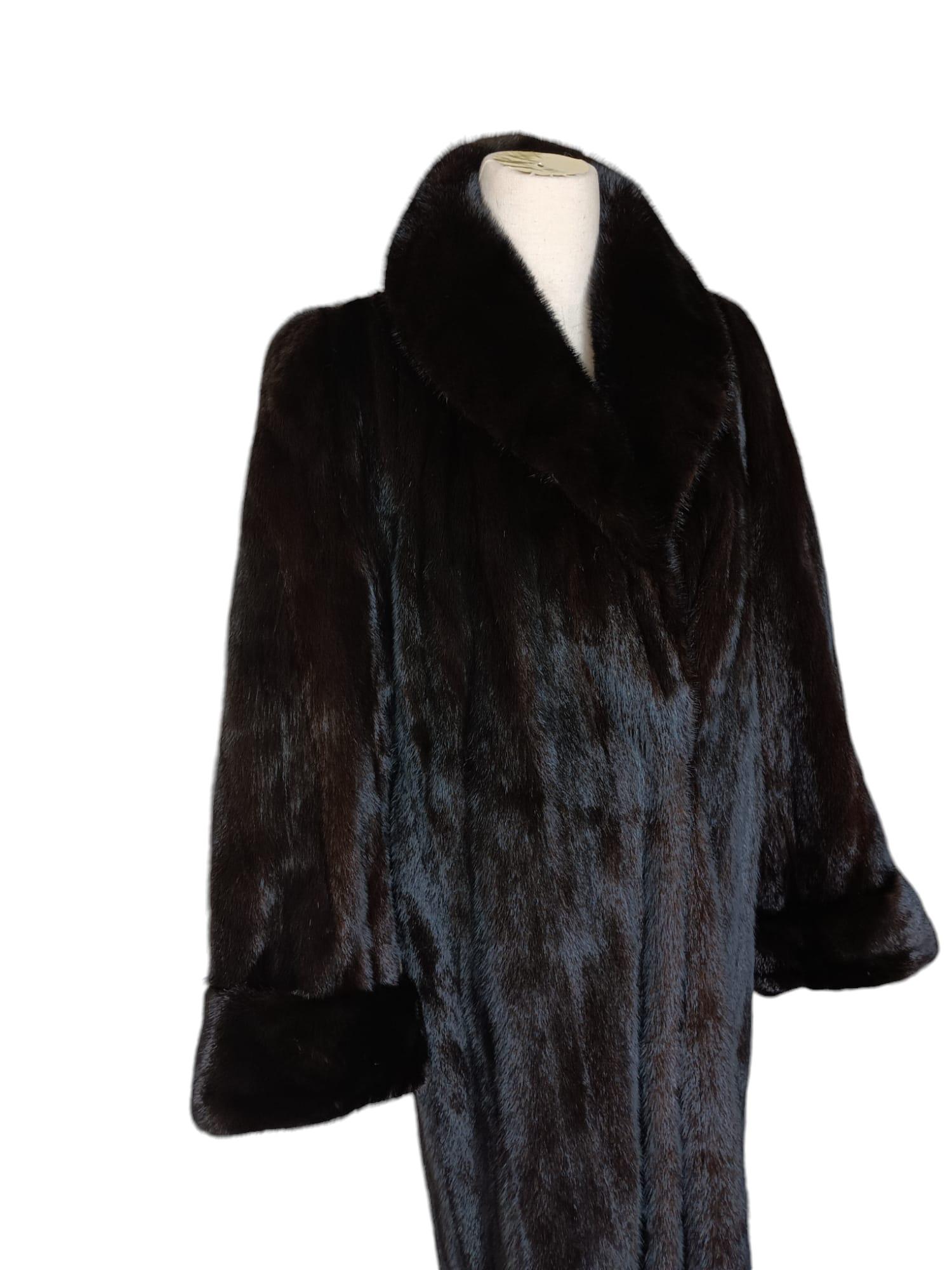Cappotto in pelliccia di visone Demi Buff Wide Sweep (12/L) inutilizzato di Birger Christensen in vendita 12