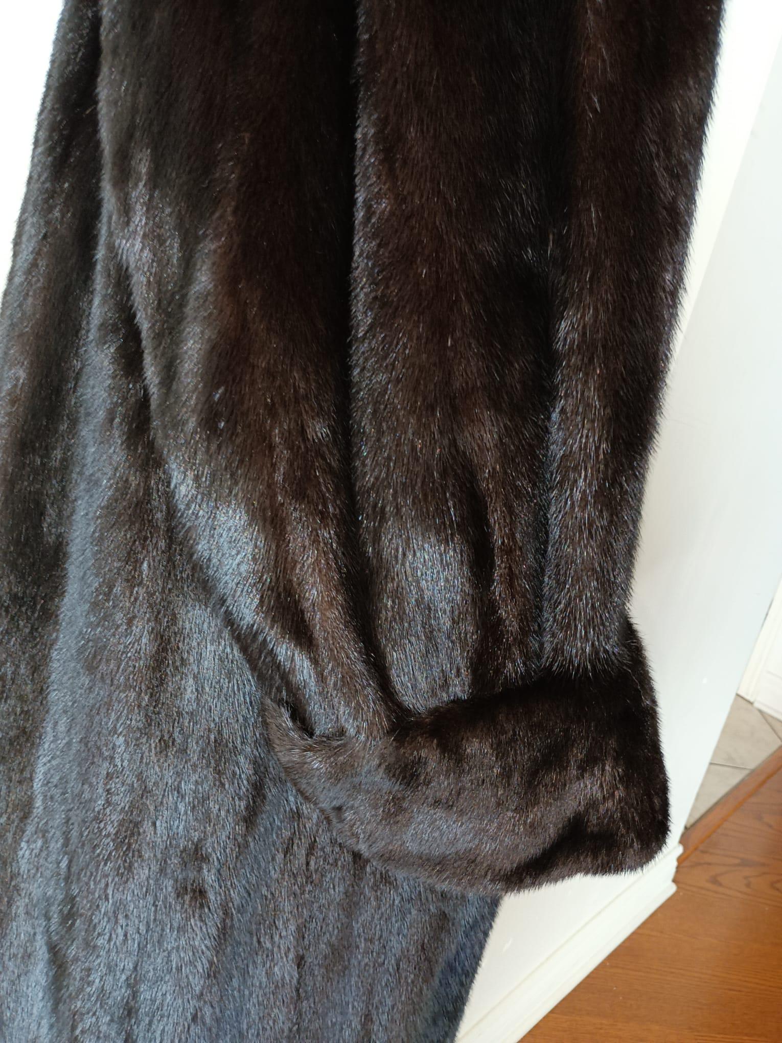 Cappotto in pelliccia di visone Demi Buff Wide Sweep (12/L) inutilizzato di Birger Christensen in vendita 13