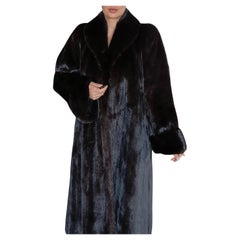 Abrigo de piel de visón sin usar Birger Christensen Demi Buff Wide Sweep (12/L)