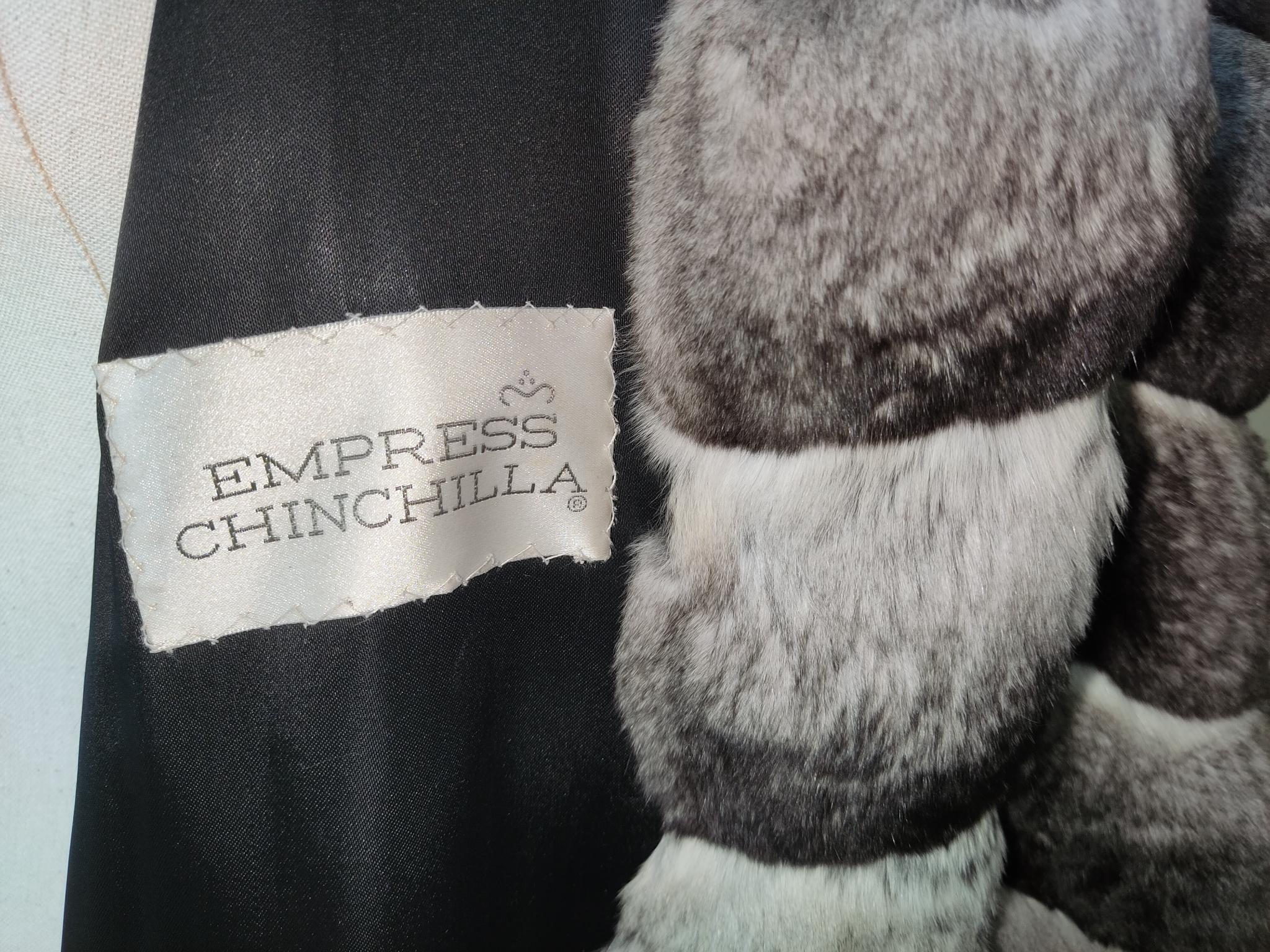 Inutilisé Birger Christensen Empress Chinchilla Fur Coat 12 - 18 L  en vente 15