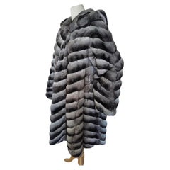 Used Unused Birger Christensen Empress Chinchilla Fur Coat 12 - 18 L 