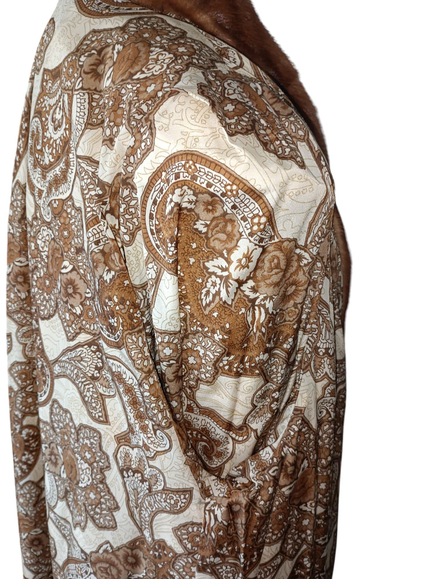 Unused Birger Christensen full pelt whiskey Mink Fur Coat (14/L) For Sale 14