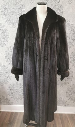Cappotto in pelliccia di visone Blackglama di Christian Dior (taglia 10) non utilizzato
