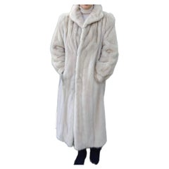 ~ Manteau en fourrure de vison gris tourmaline non utilisé (taille 10 - M) 