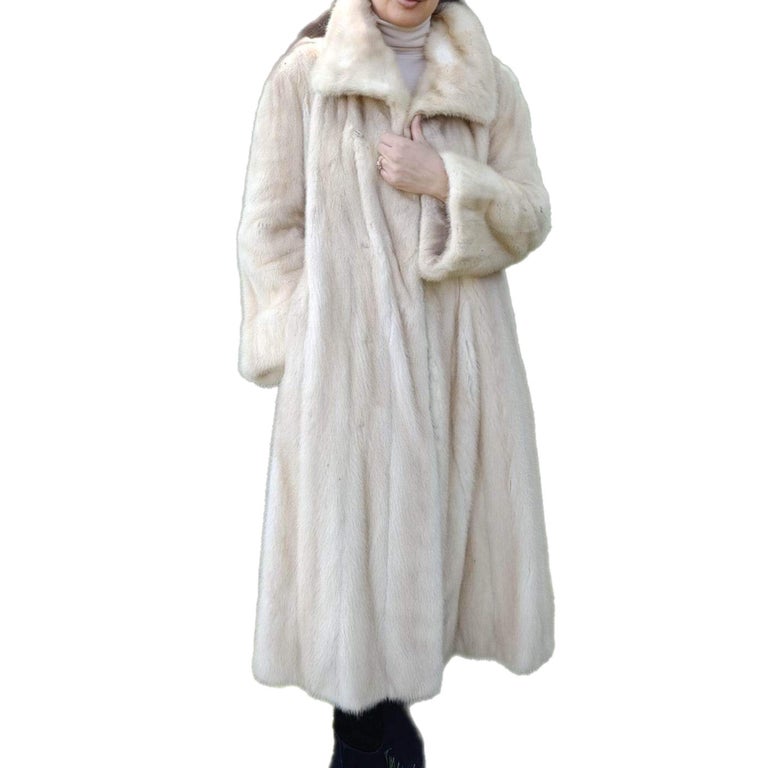 Blush fox outlet fur coat
