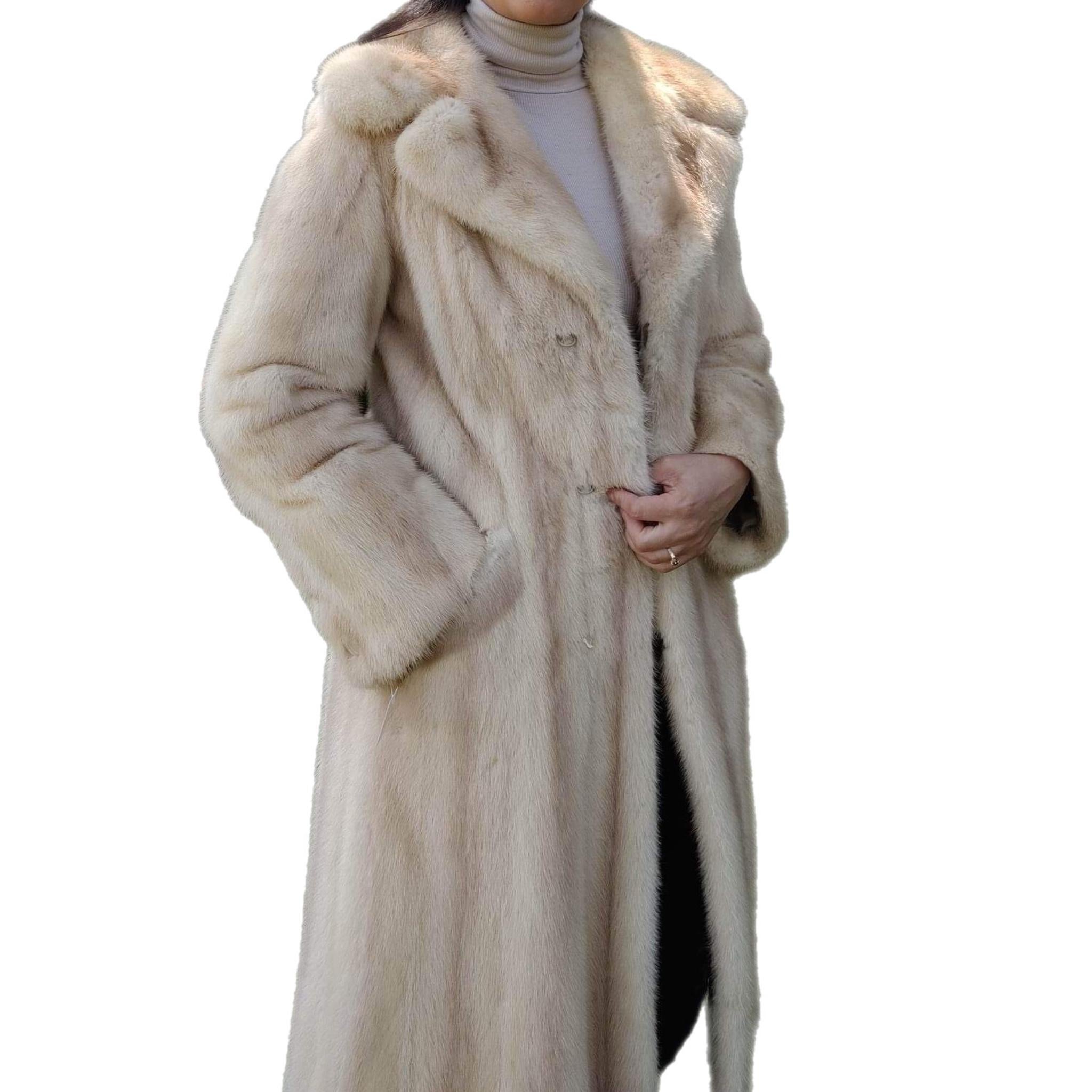 Women's ~Unused Blush Pastel Mink Fur Coat (Size 6 - S) 