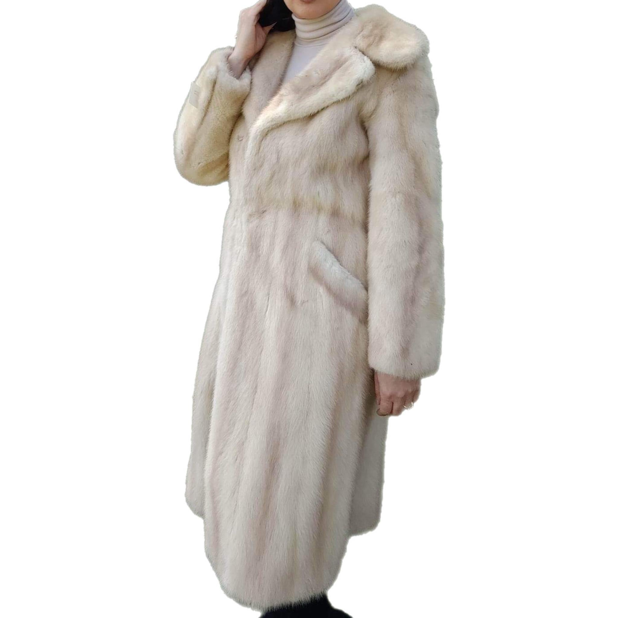 ~Unused Blush Pastel Mink Fur Coat (Size 6 - S)  1