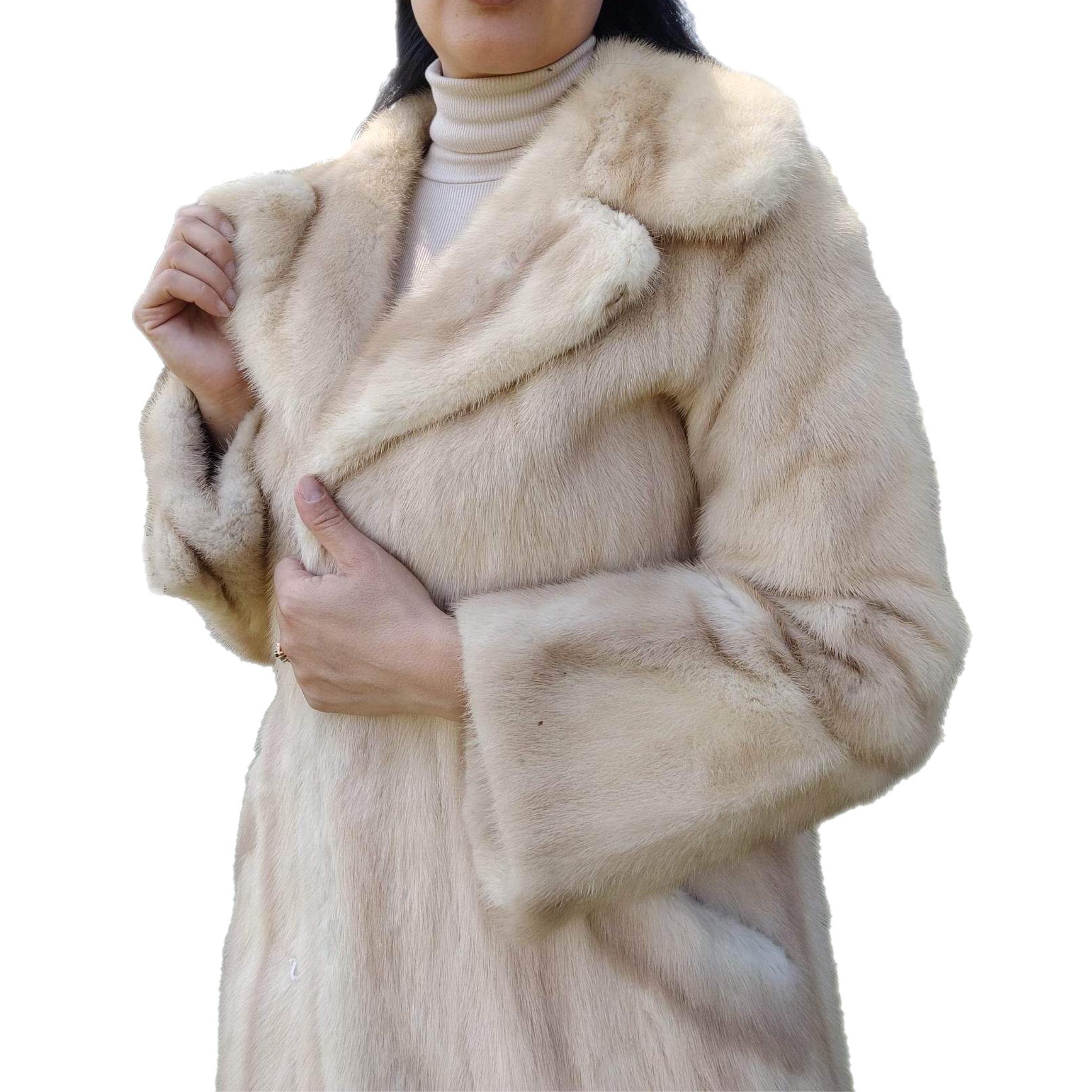 ~Unused Blush Pastel Mink Fur Coat (Size 6 - S)  2
