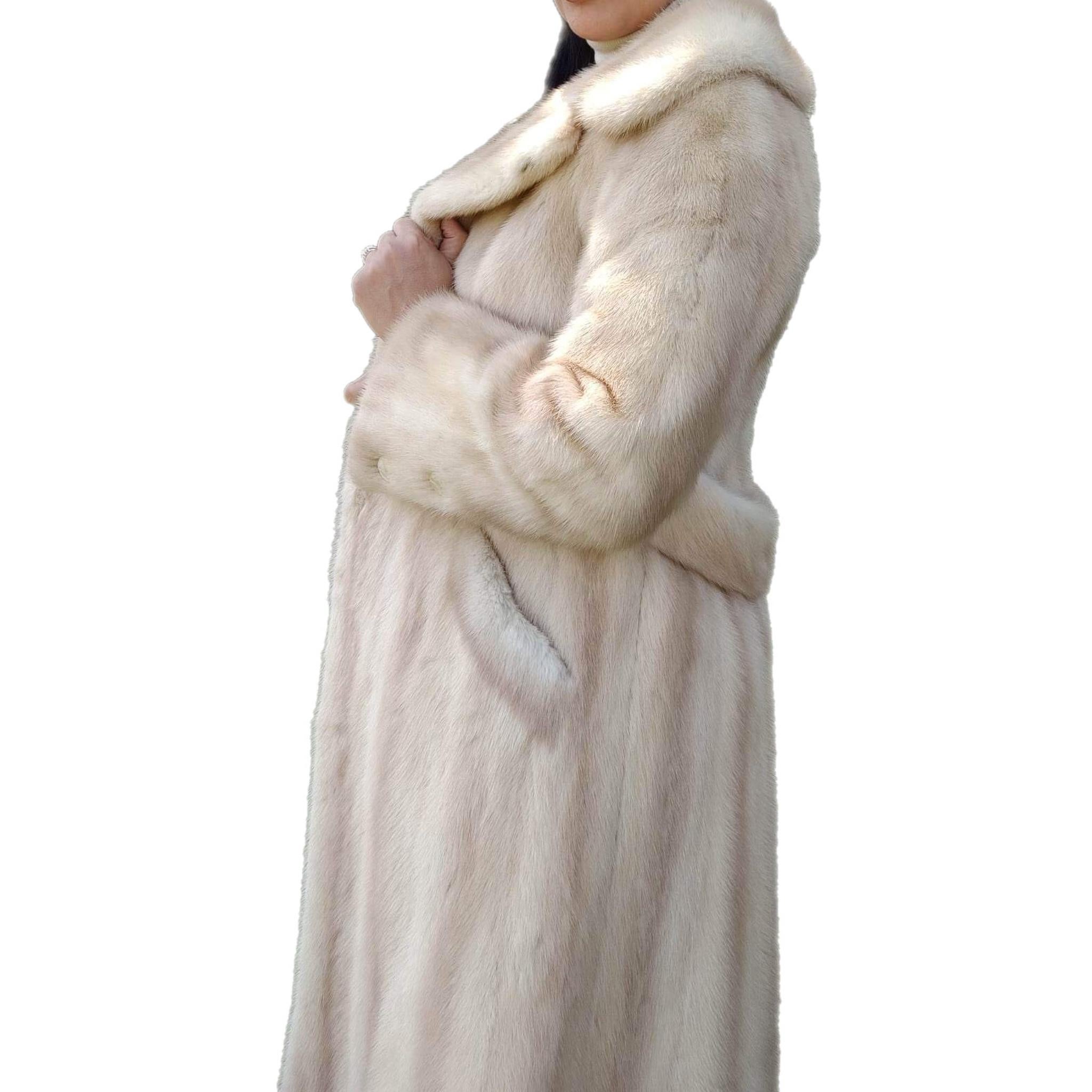 ~Unused Blush Pastel Mink Fur Coat (Size 6 - S)  3