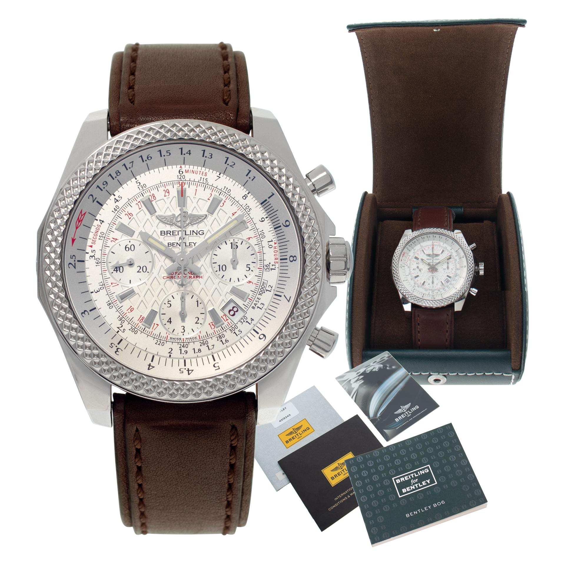 Unused Breitling Bentley stainless steel Automatic Wristwatch Ref AB061221/g810 For Sale 5