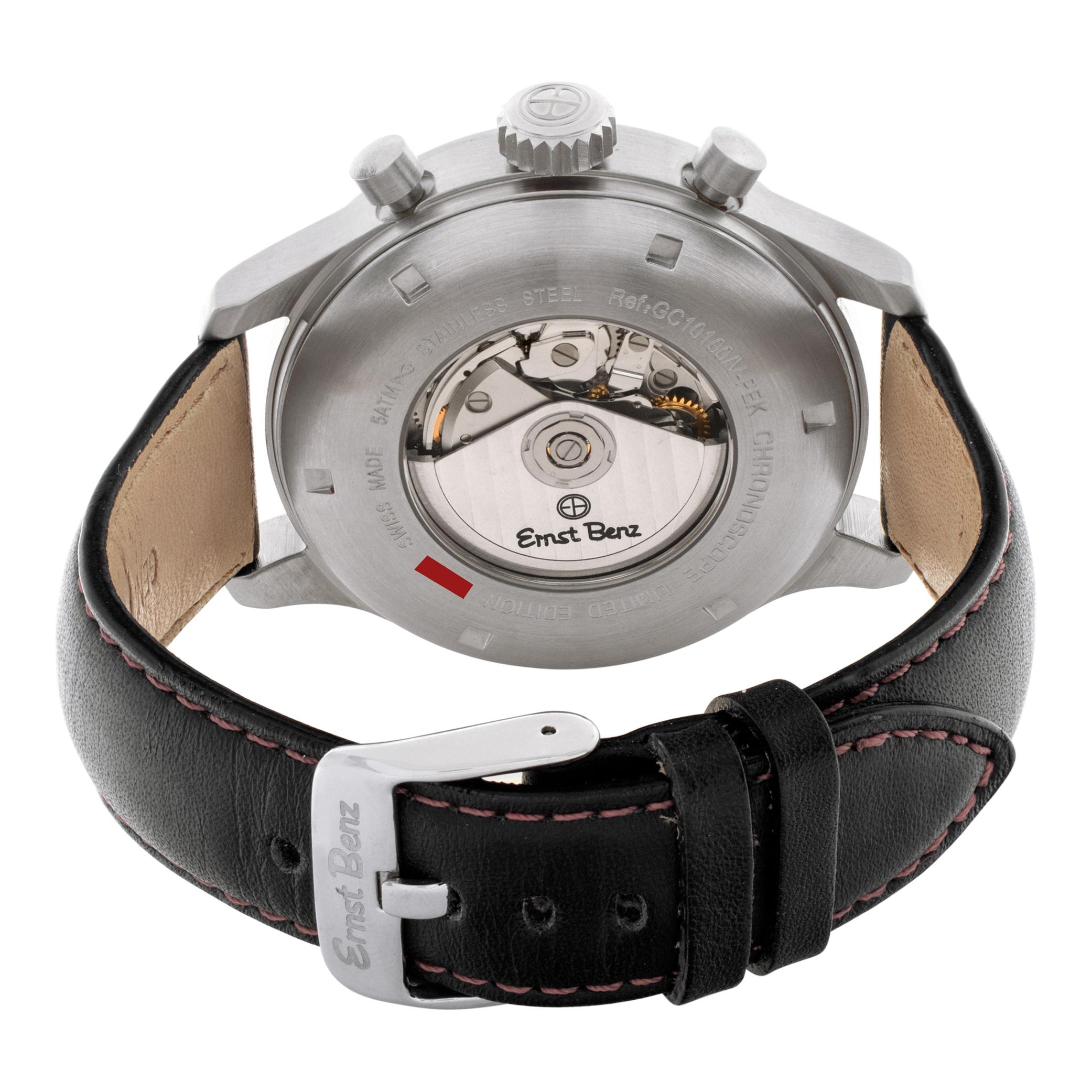Unbenutzt Ernst Benz Chronoscope Edelstahl Automatik-Armbanduhr für Damen oder Herren