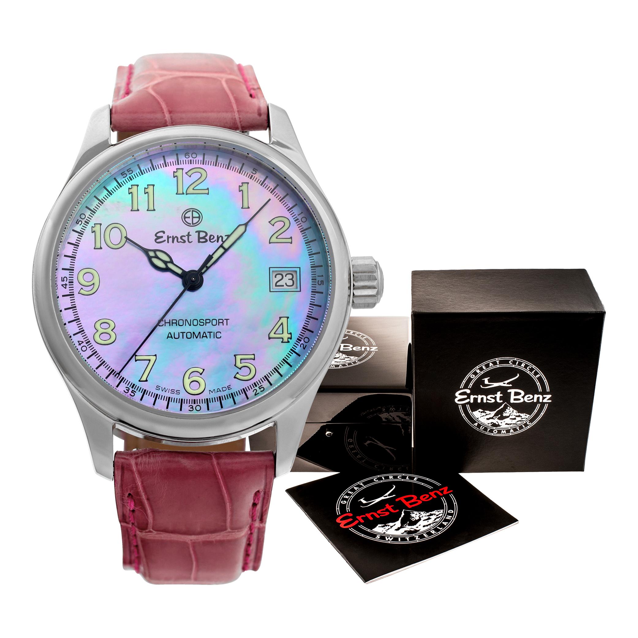 Unused Ernst Benz Chronosport stainless steel Automatic Wristwatch Ref GC30233 For Sale 3