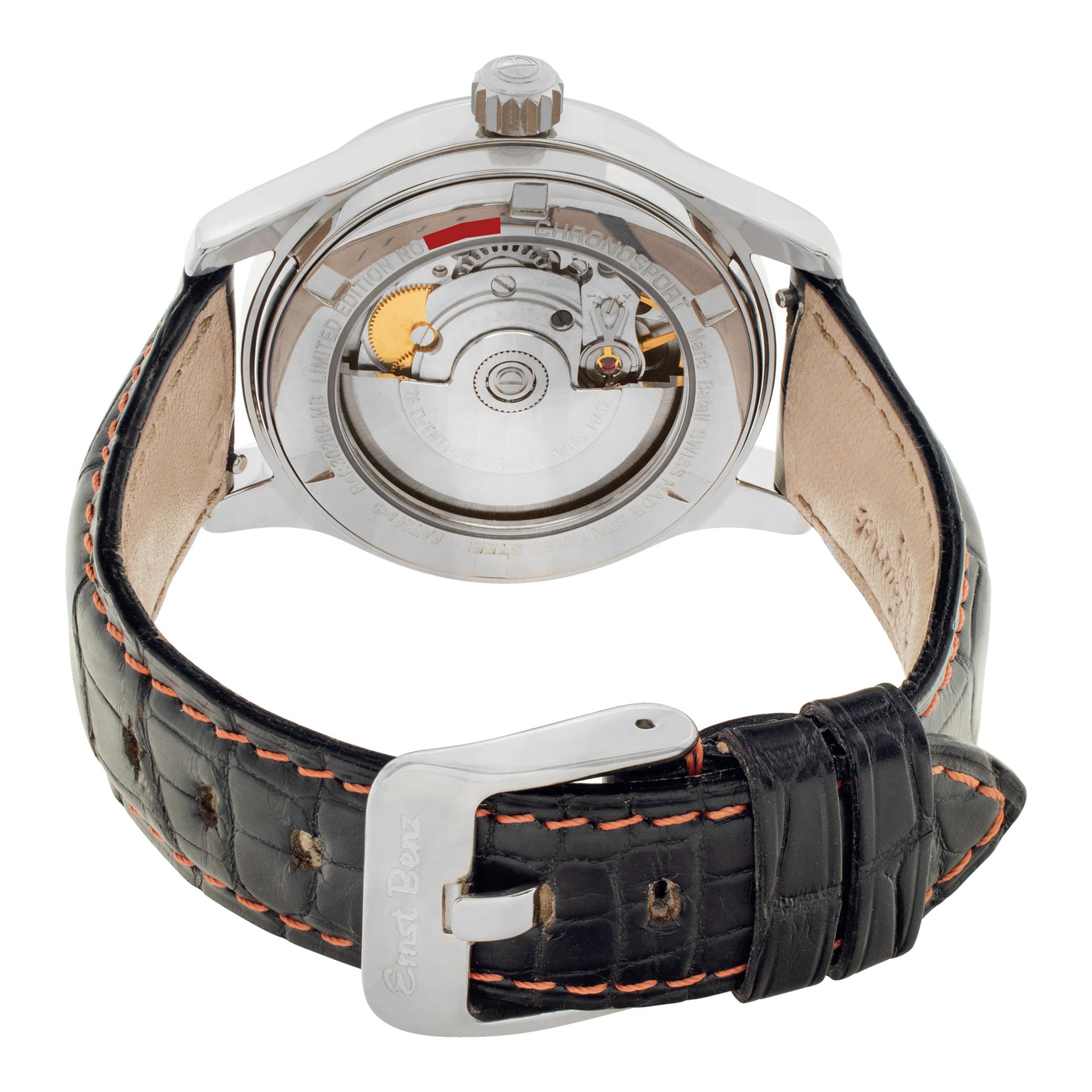 Women's or Men's Unused Ernst Benz Chronosport stainless steel Automatic Wristwatch Ref GC30286 For Sale