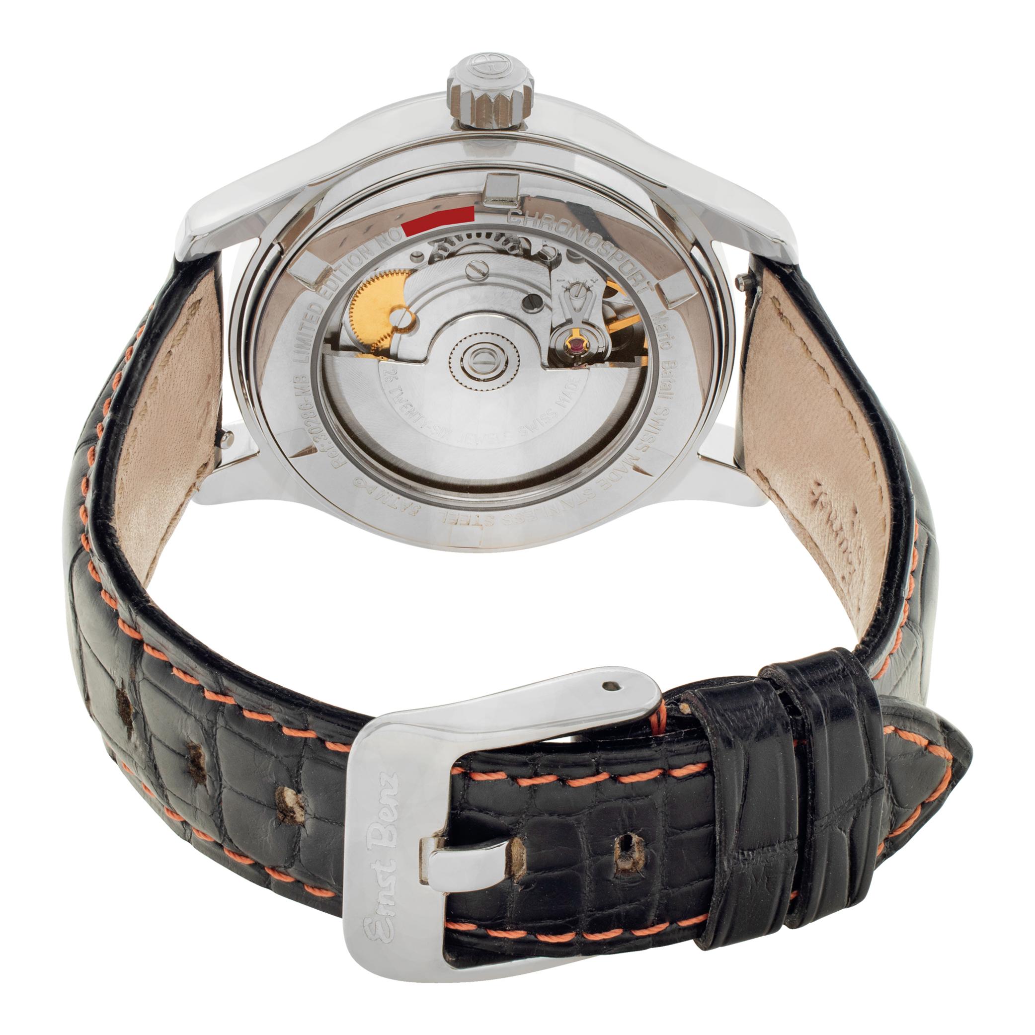 Unused Ernst Benz Chronosport stainless steel Automatic Wristwatch Ref GC30286 In Excellent Condition For Sale In Surfside, FL