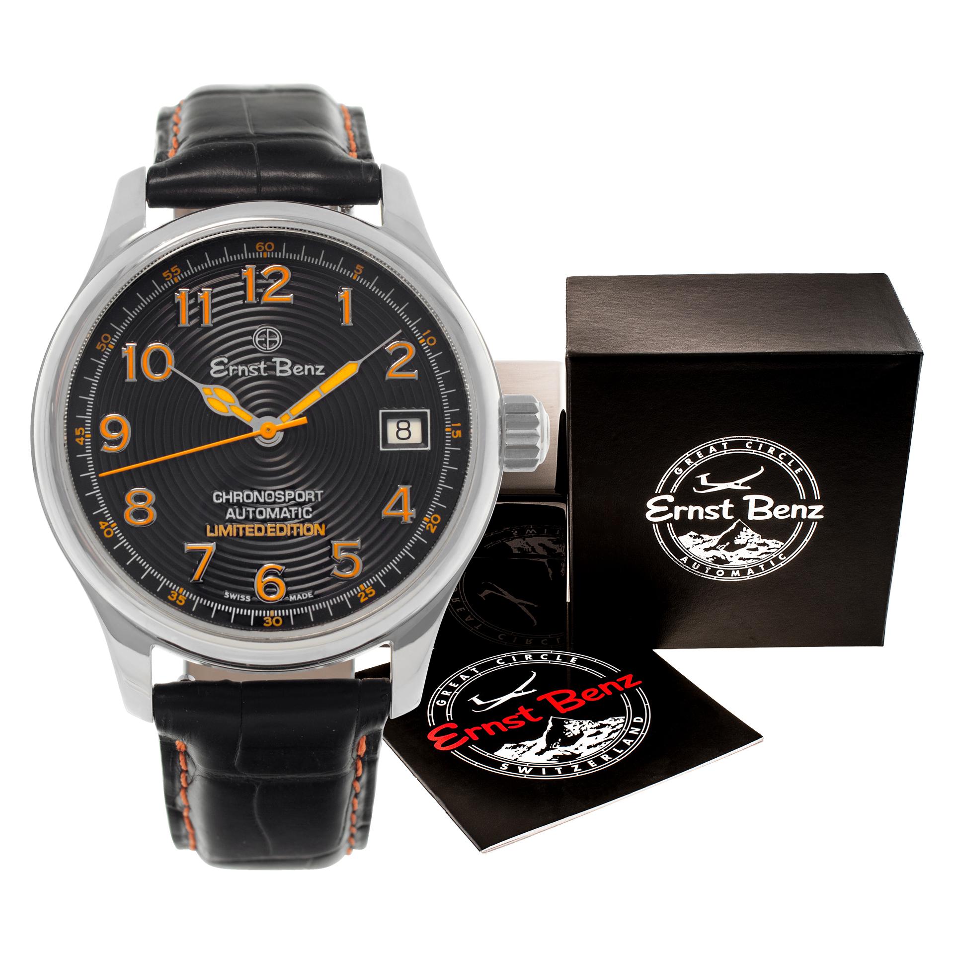 Unused Ernst Benz Chronosport stainless steel Automatic Wristwatch Ref GC30286 For Sale 2