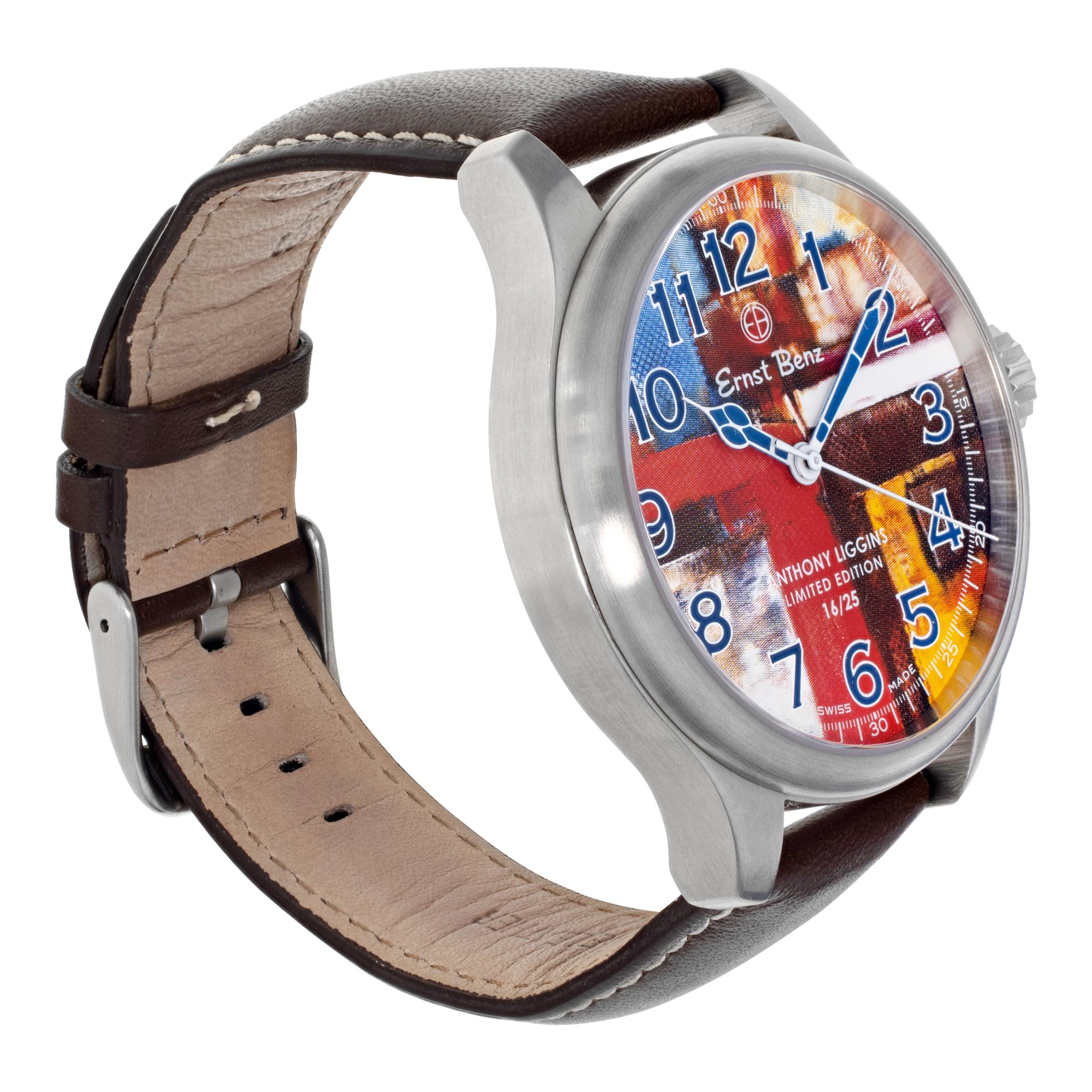 Unused Ernst Benz Chronosport stainlesssteel Automatic Wristwatch Ref GC10200-AL In Excellent Condition For Sale In Surfside, FL