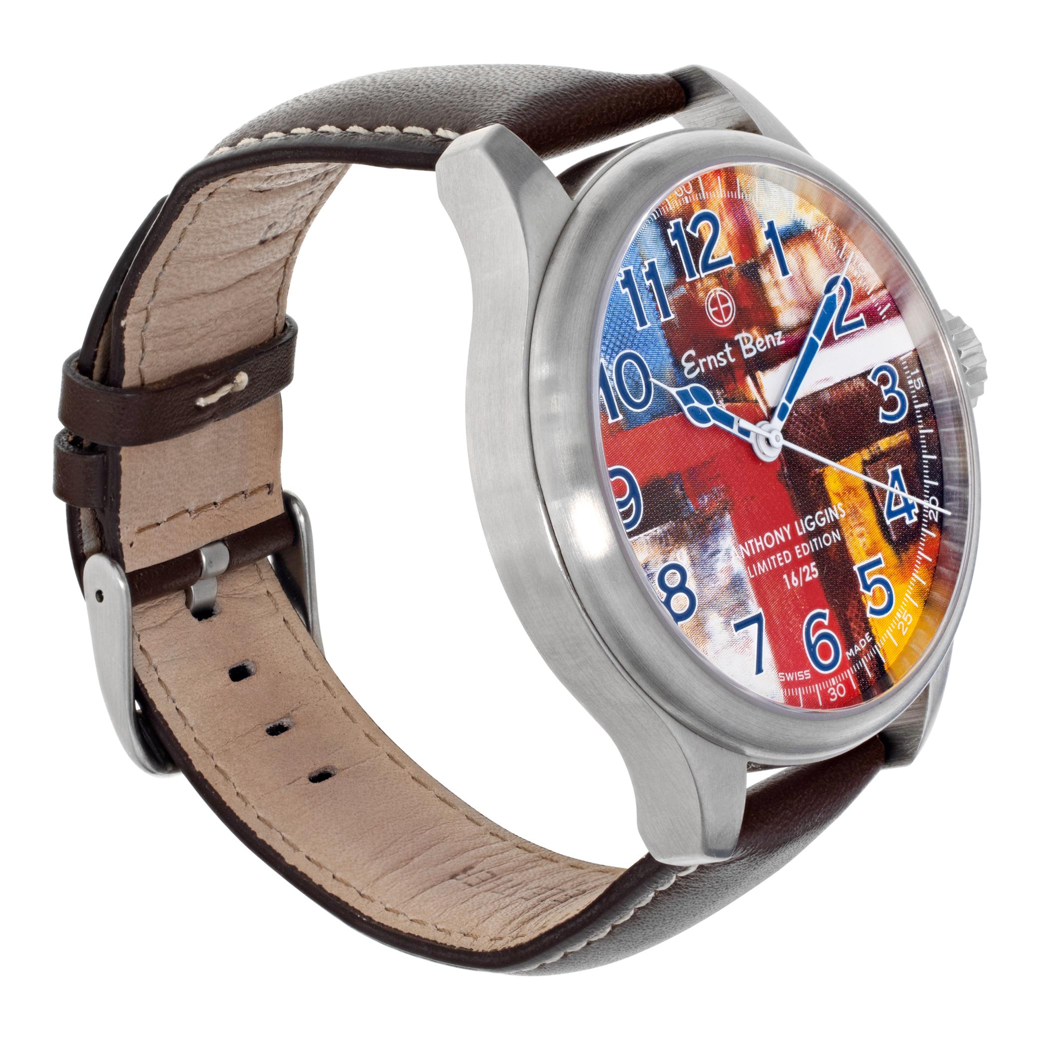 Unbenutzt Ernst Benz Chronosport Edelstahl Automatik-Armbanduhr Ref GC10200-AL im Zustand „Hervorragend“ in Surfside, FL