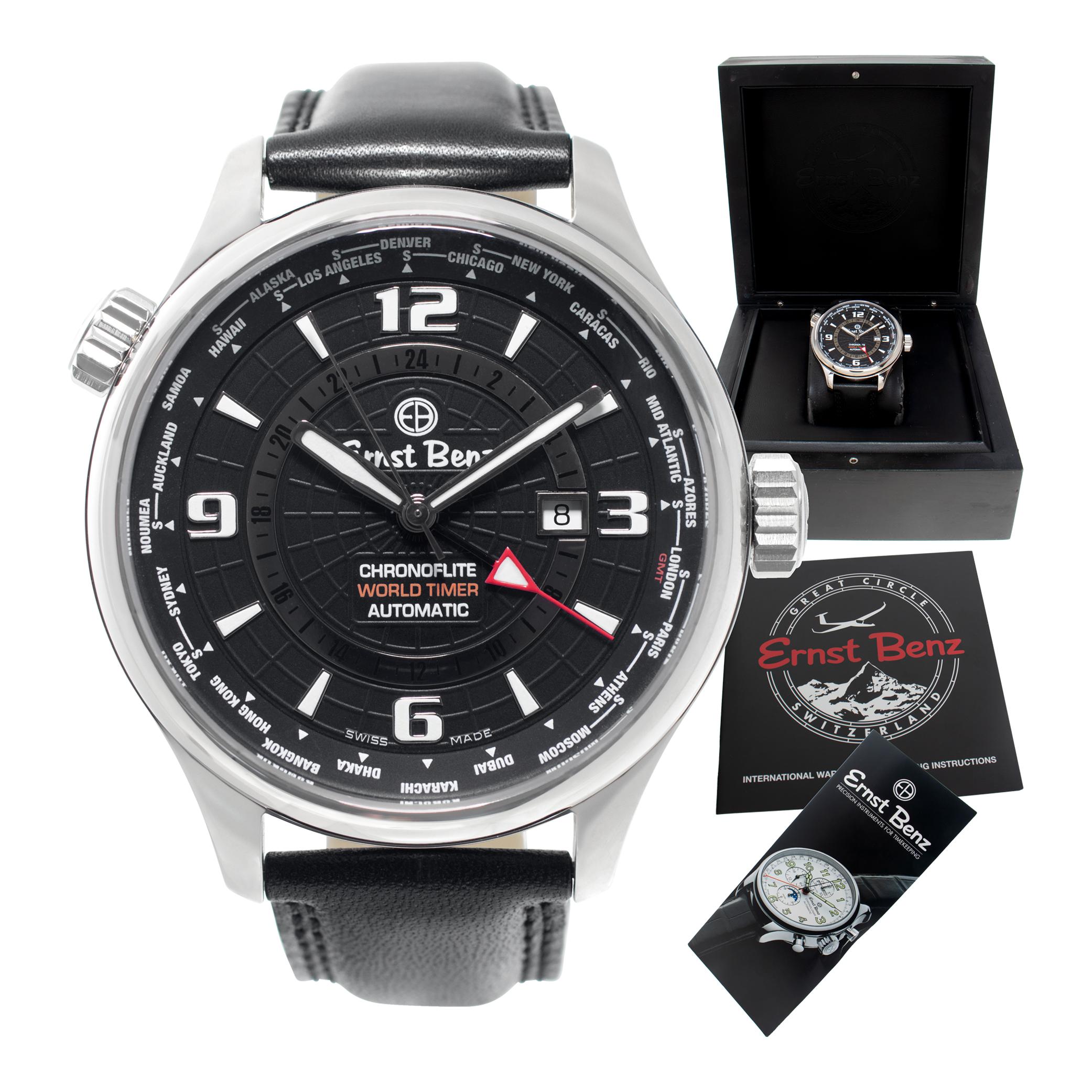 Unused Ernst Benz World Time 47mm GC10851 For Sale 4