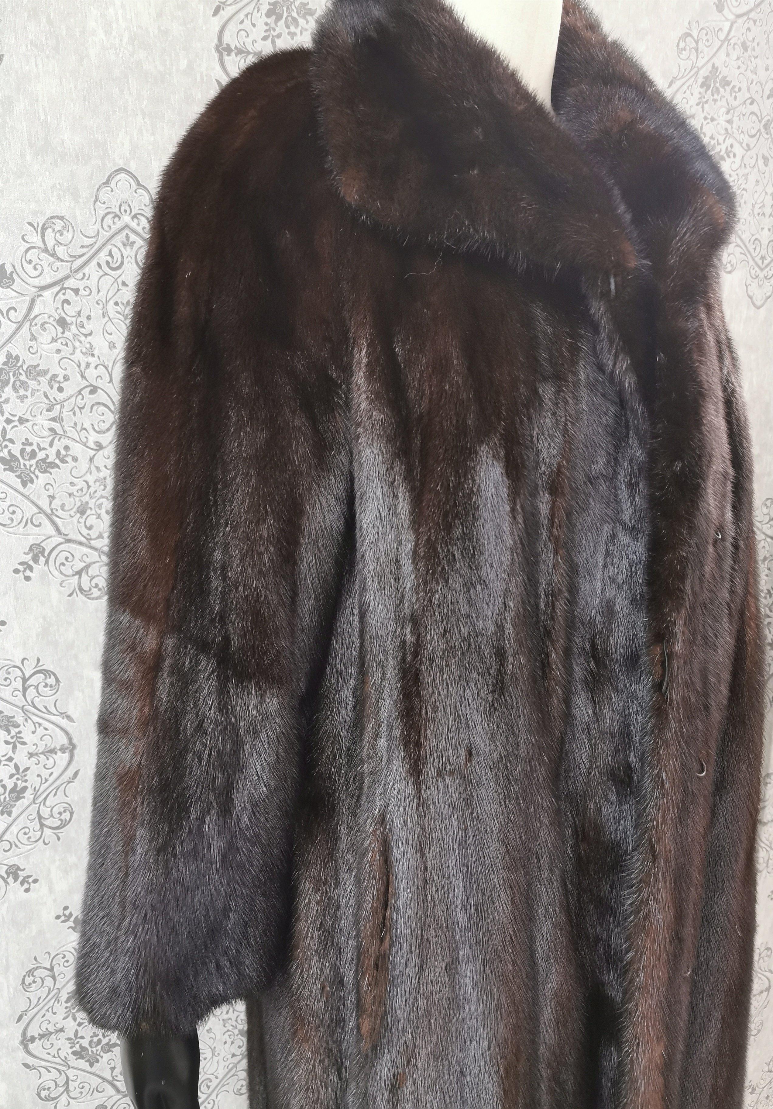 Brand New Ranch Mink Fur Coat (Size 14-XL) For Sale 1