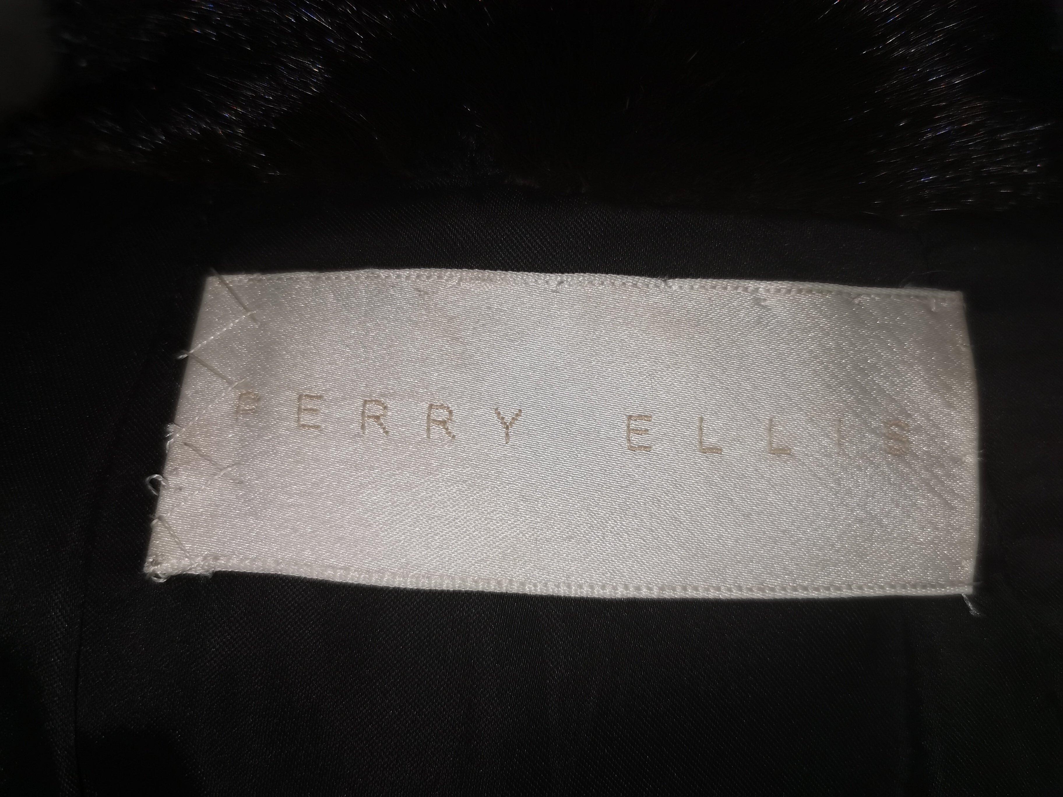 Brand New Perry Ellis Ranch Mink Fur Coat (Size 10-M) For Sale 3