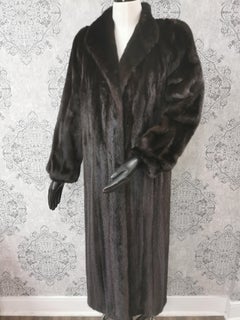 Brand New Perry Ellis Ranch Mink Fur Coat (Size 10-M)