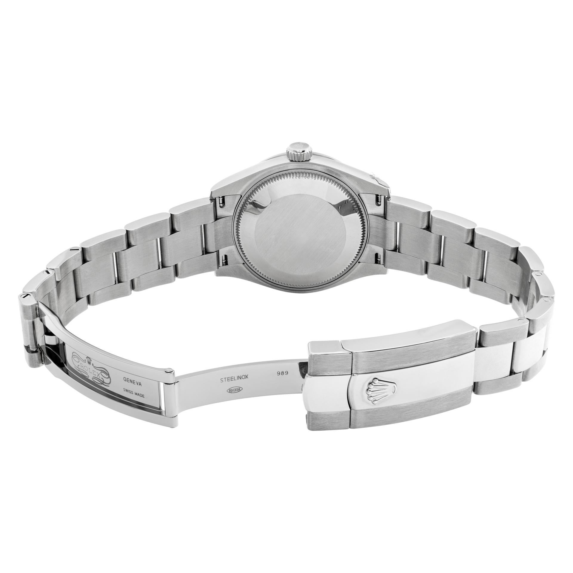 Women's Unused Rolex Datejust Stainless Steel & 18k White Gold Watch Ref 278274