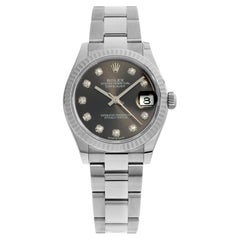 Unused Rolex Datejust Stainless Steel & 18k White Gold Watch Ref 278274