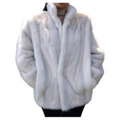 Vintage ~Unused Tourmaline Mink Fur Coat (Size 8 - M) 