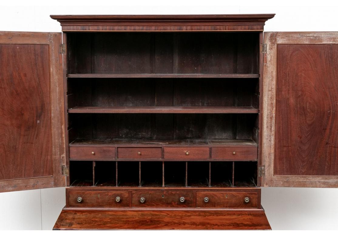 Unusual 18th-19th Century Continental Secretary Bookcase For Sale 4