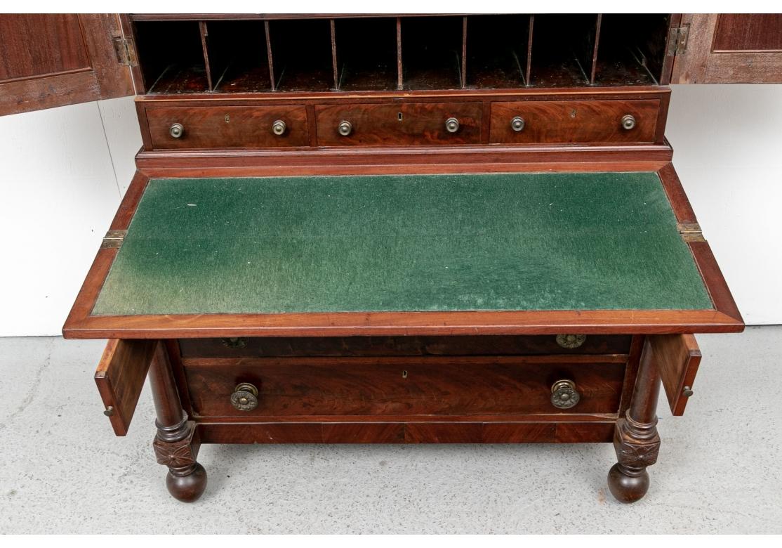 Unusual 18th-19th Century Continental Secretary Bookcase For Sale 6