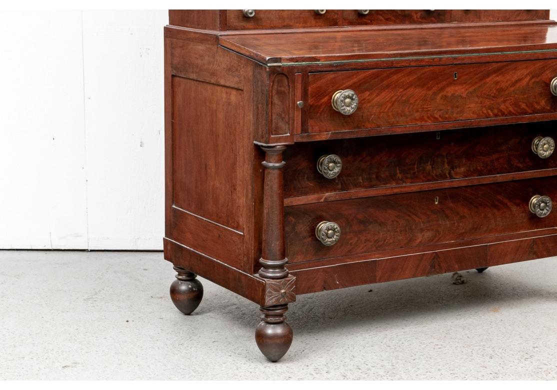 Unusual 18th-19th Century Continental Secretary Bookcase For Sale 10
