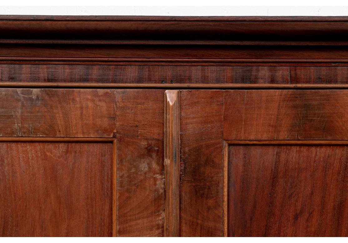 Unusual 18th-19th Century Continental Secretary Bookcase In Good Condition For Sale In Bridgeport, CT
