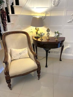 Unusual 18th Century Antique Quality Mahogany Irish Triple Top Card/Side Table